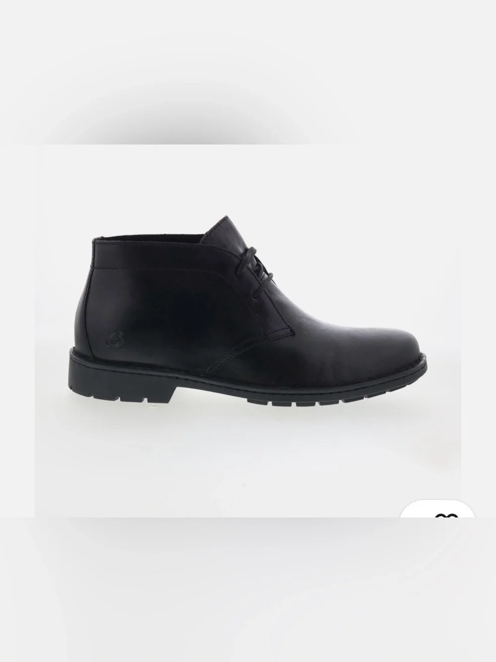 Born Men's Black Leather Chukka Boots